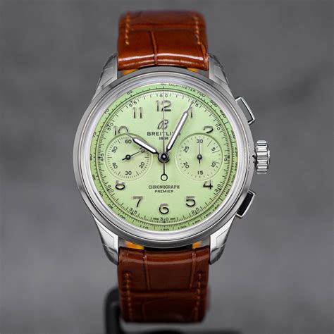 breitling pistachio green